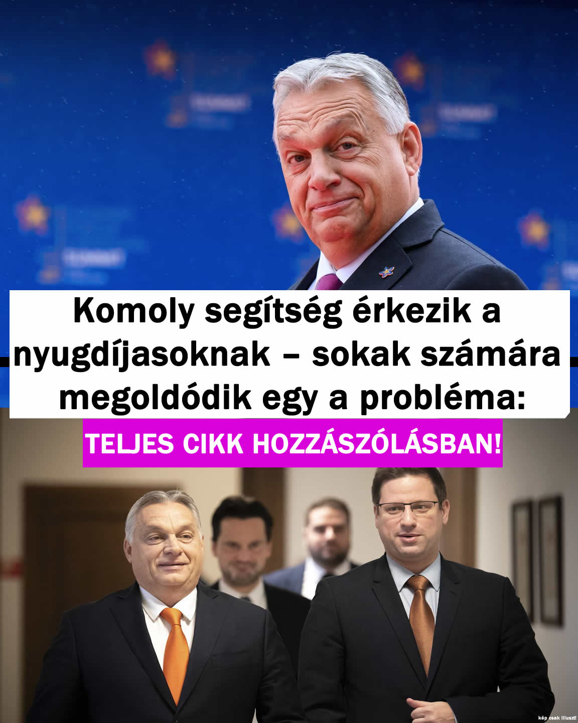 Komoly segítség jön a nyugdíjasoknak MOST megoldódik a probléma!