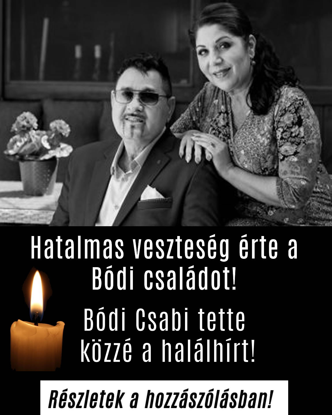 Bódi Csabi tette közzé a halálhírt!