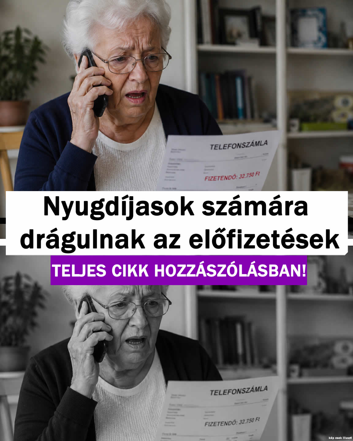Nyugdíjasok számára drágulnak az előfizetések
