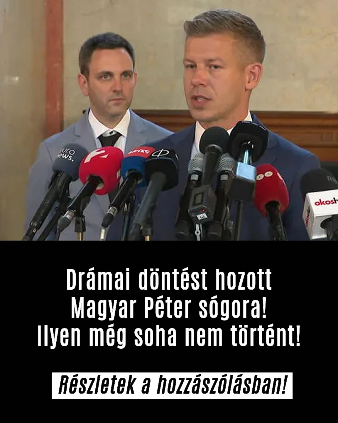 Drámai döntést hozott Magyar Péter sógora