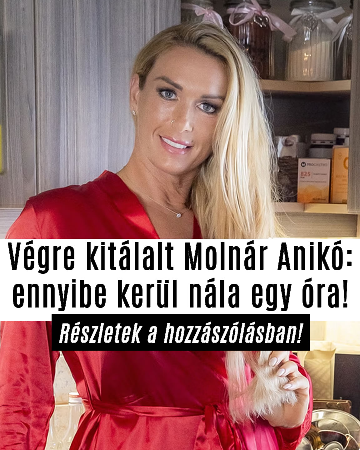 Végre kitálalt Molnár Anikó