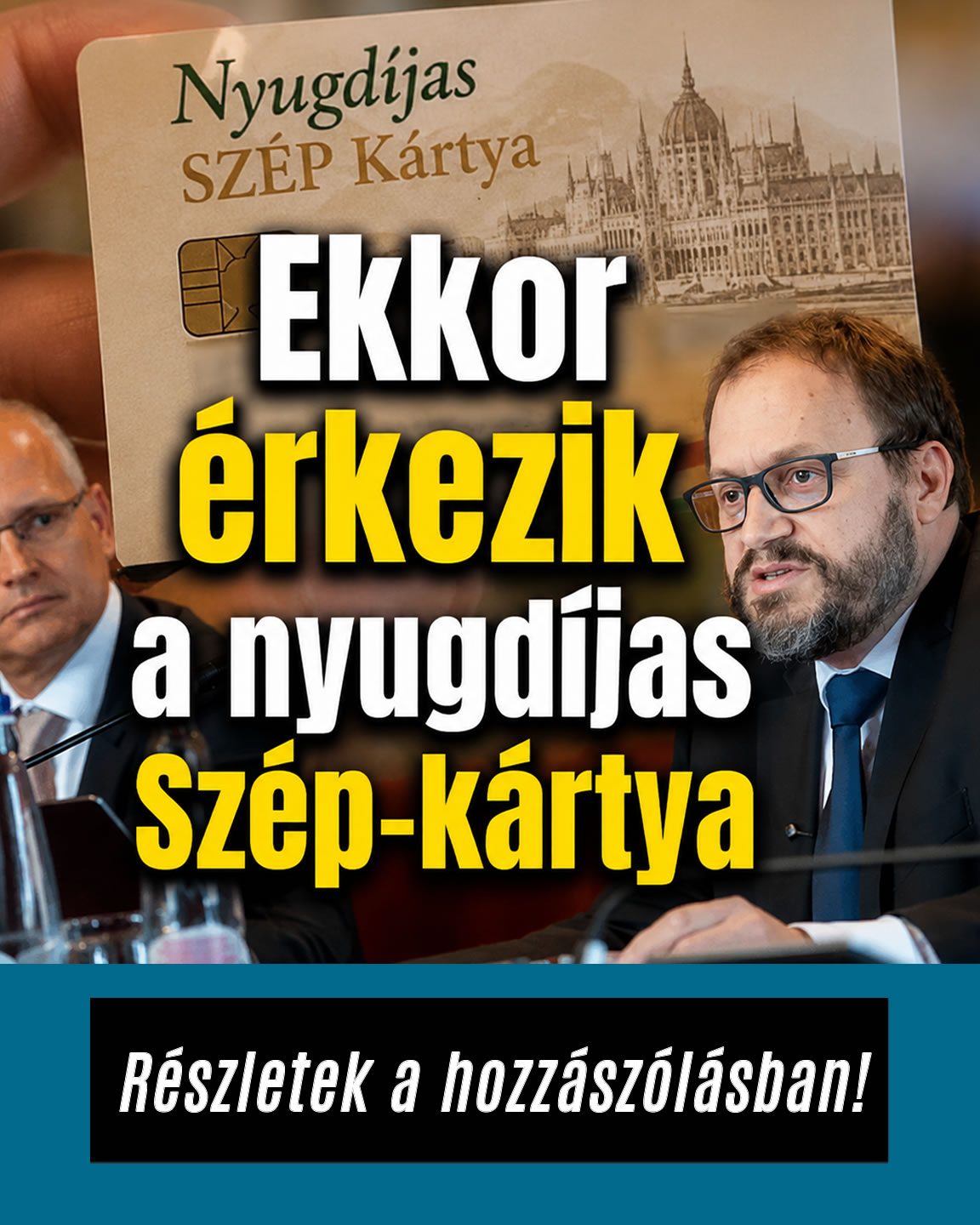 Ekkor érkezik a nyugdíjas Szép-kártya