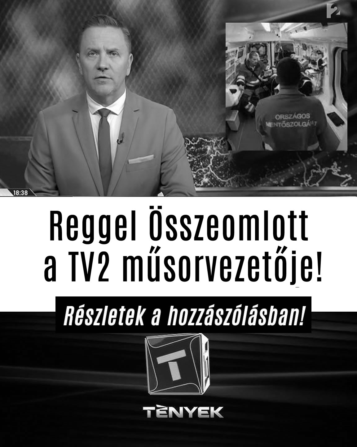 Reggel Összeomlott a TV2 műsorvezetője!