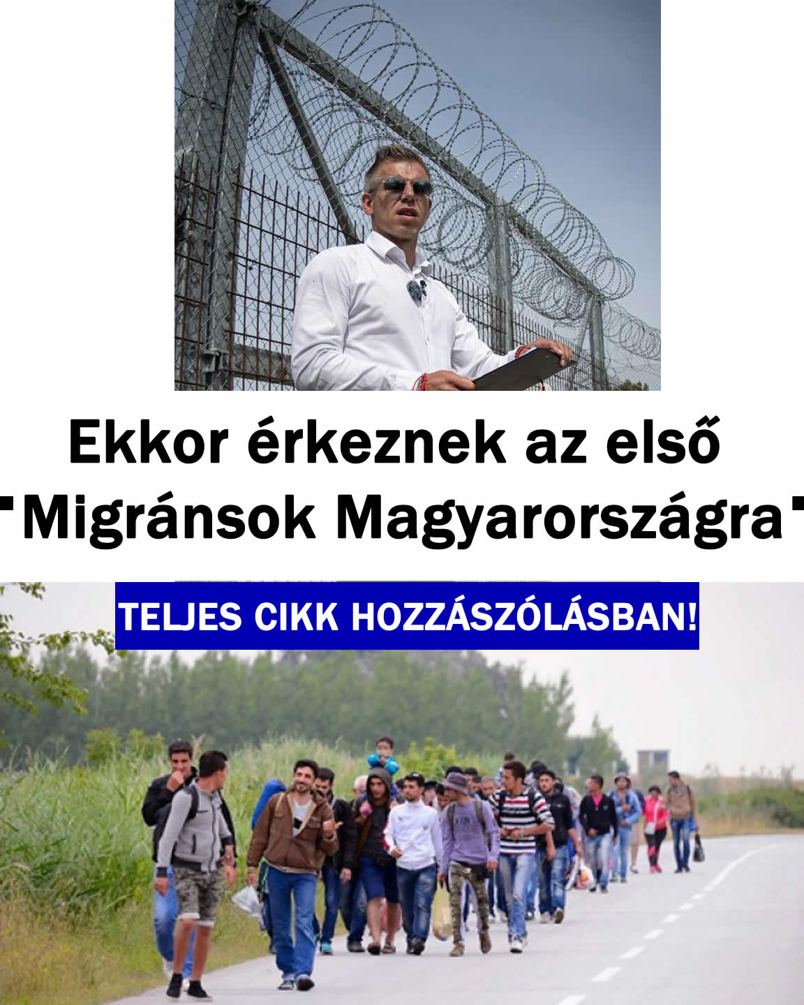 Ekkor érkeznek az első Migránsok Magyarországra