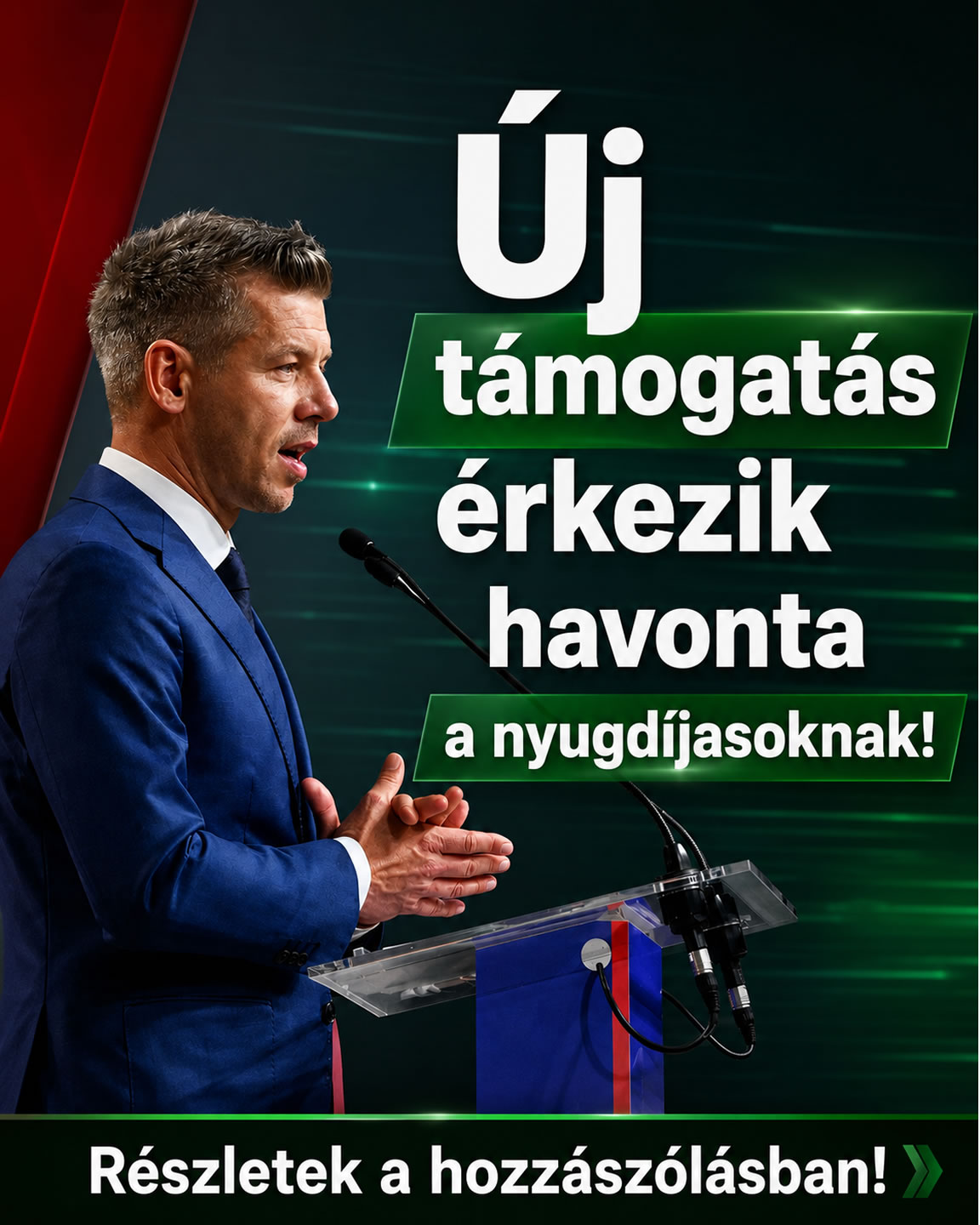 Új támogatás érkezik havonta a nyugdíjasoknak!