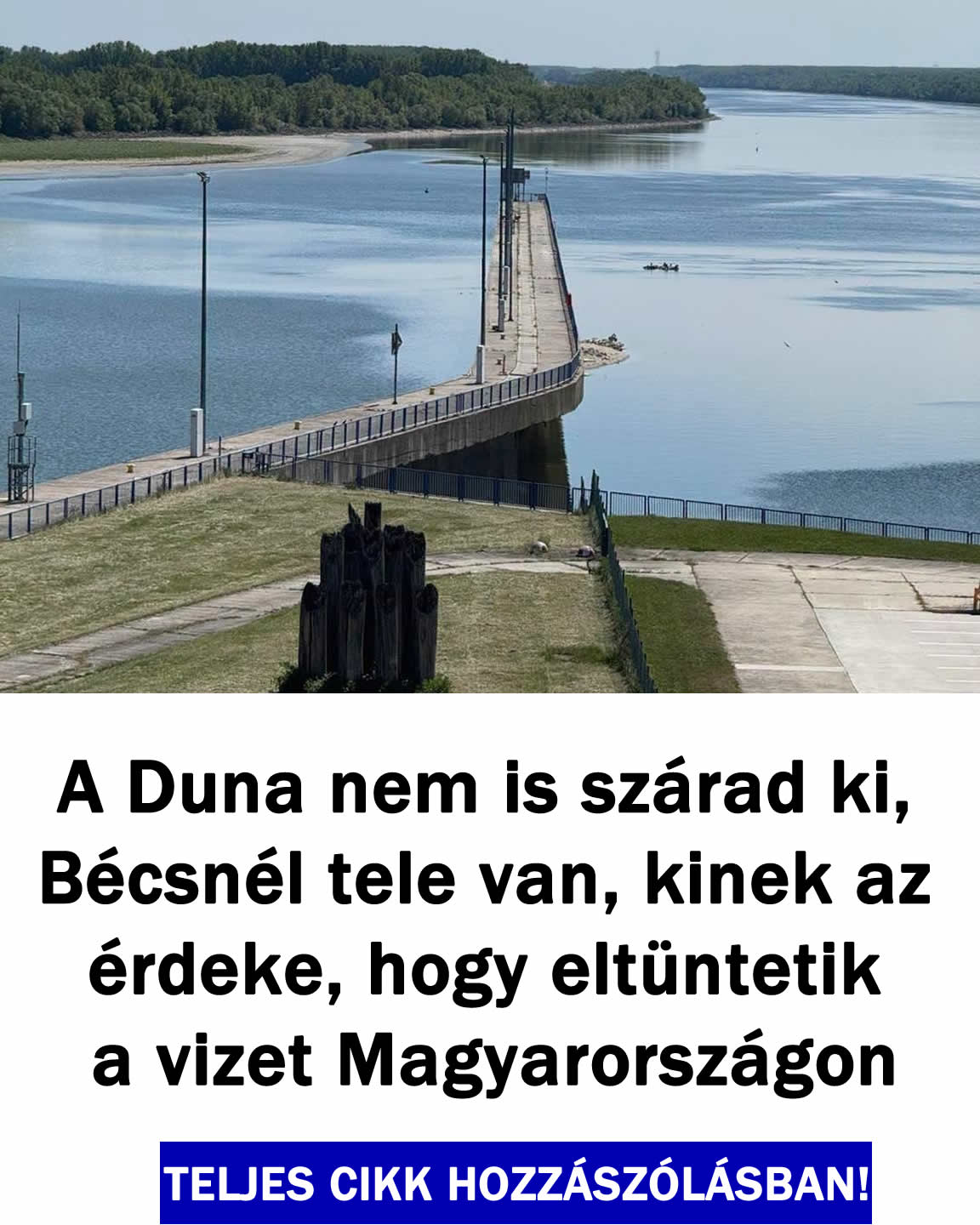Bécs elzárta a Duna-t