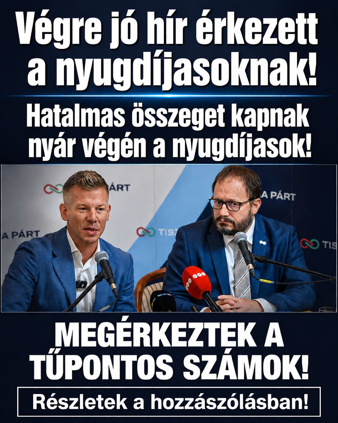 Végre nagyon jó hír érkezett a nyugdíjasoknak!