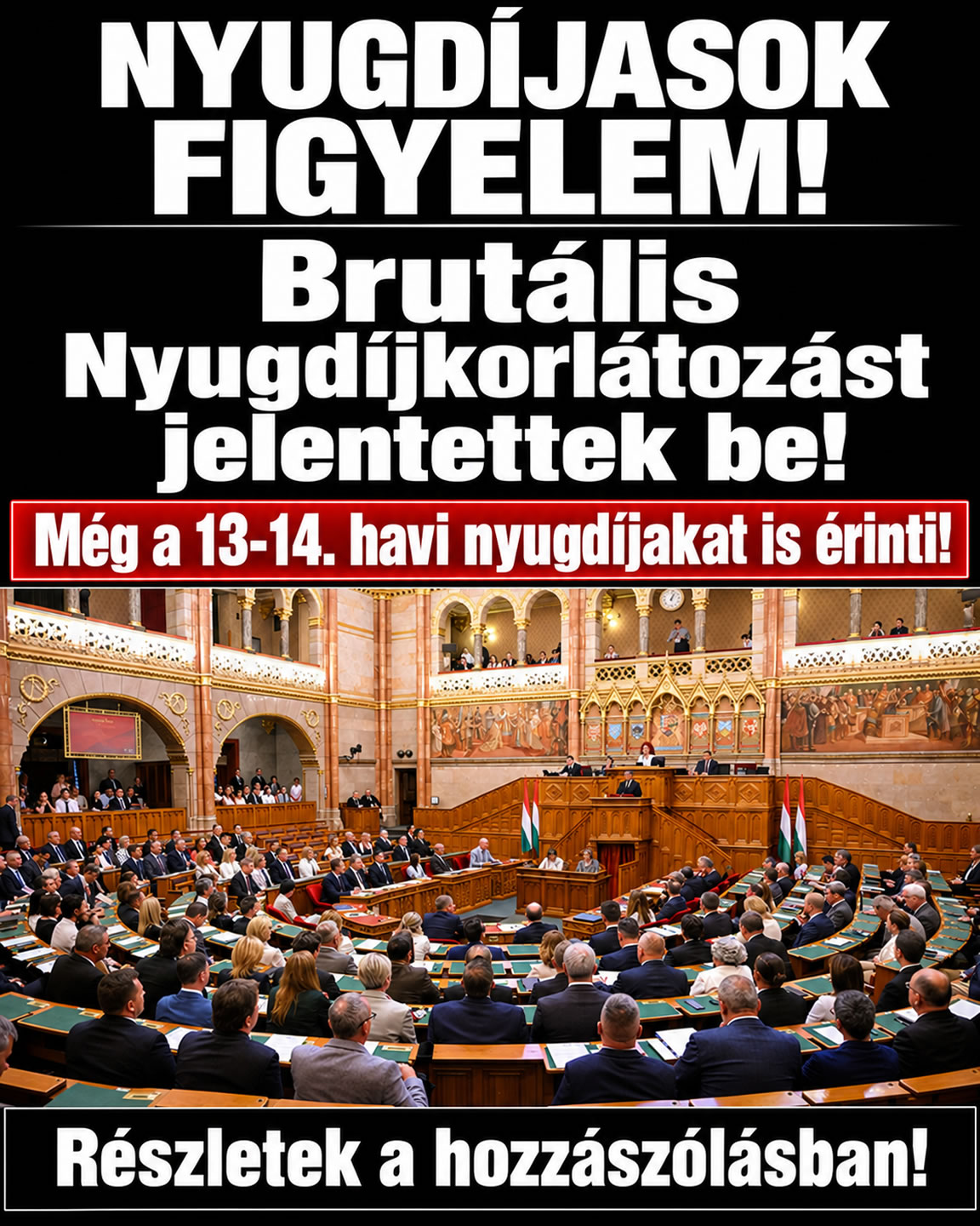 Nyugdíjkorlátozást jelentettek be.