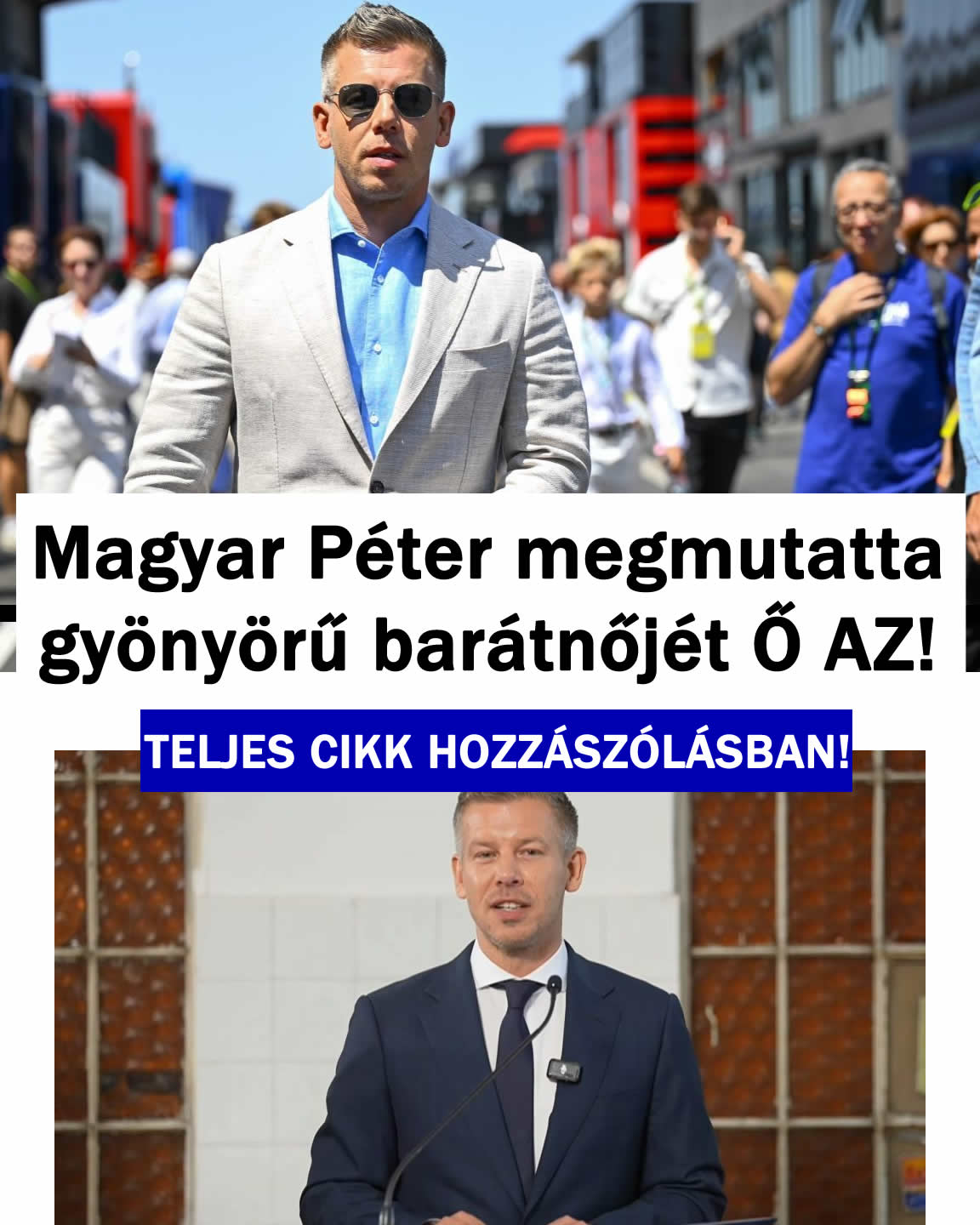 Magyar Péter megmutatta gyönyörű barátnőjét Ő AZ!