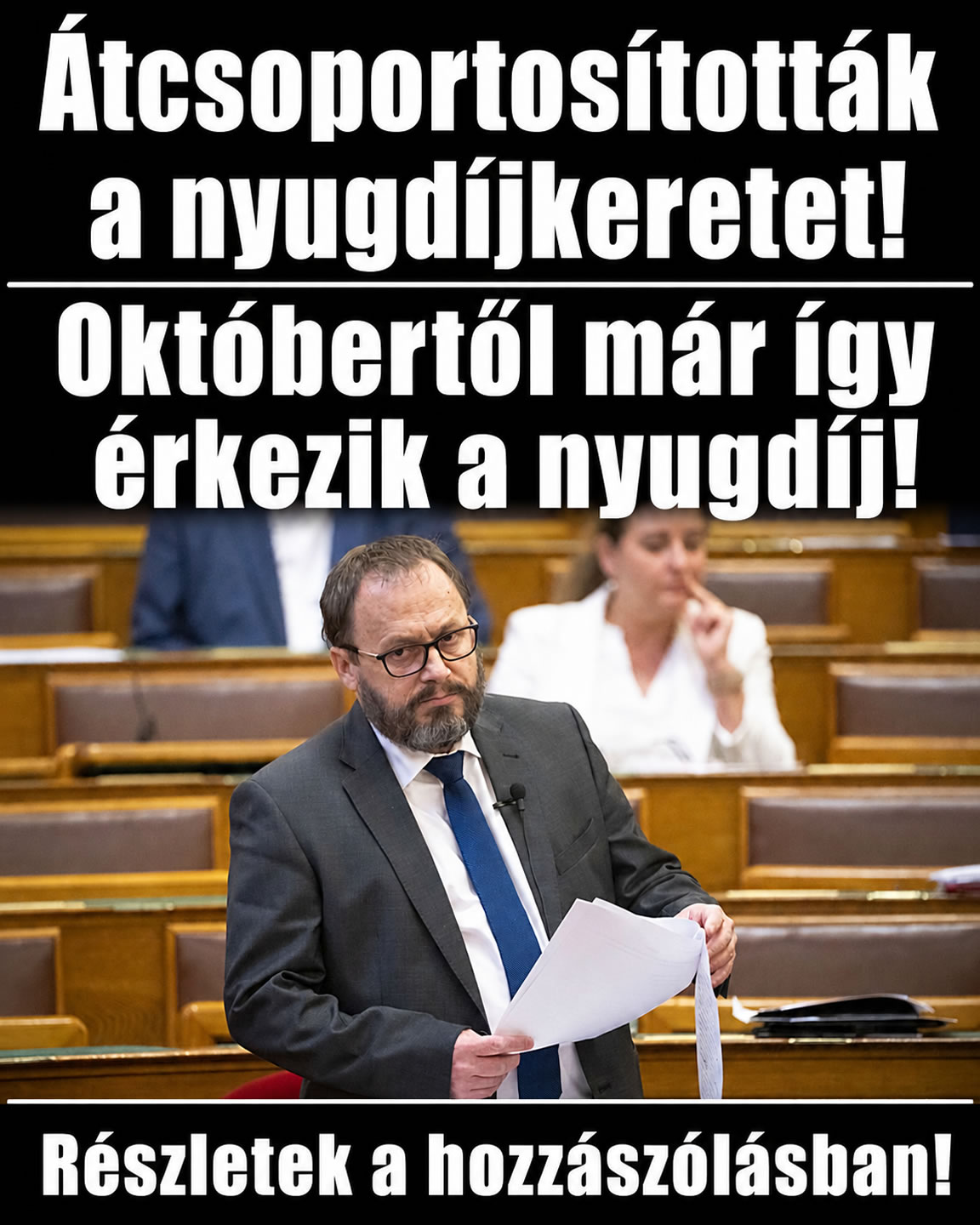 Átcsoportitották a nyugdíjkeretet!