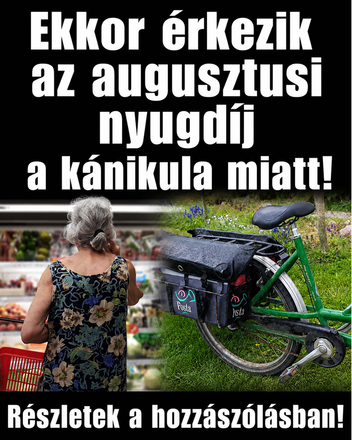 Ekkor érkezik az augusztusi nyugdíj a kánikula miatt!