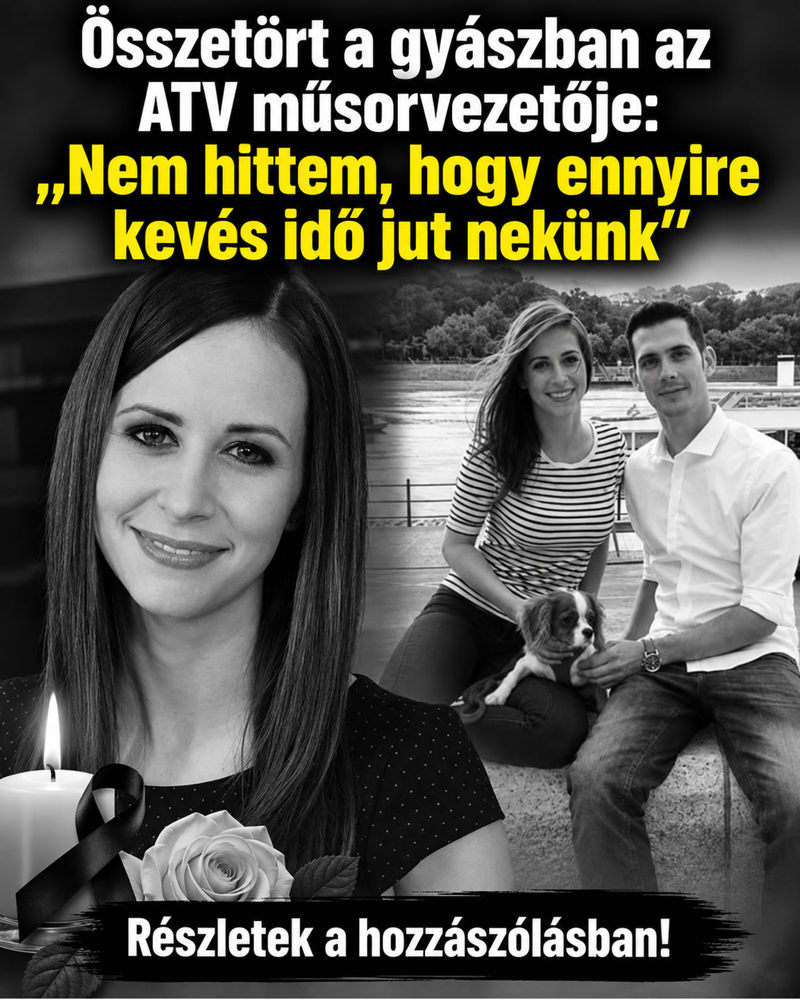 Feketébe borult az ATV műsorvezetőjének oldala!