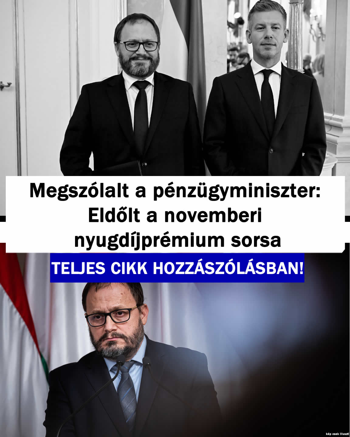 Eldőlt a novemberi nyugdíjprémium sorsa