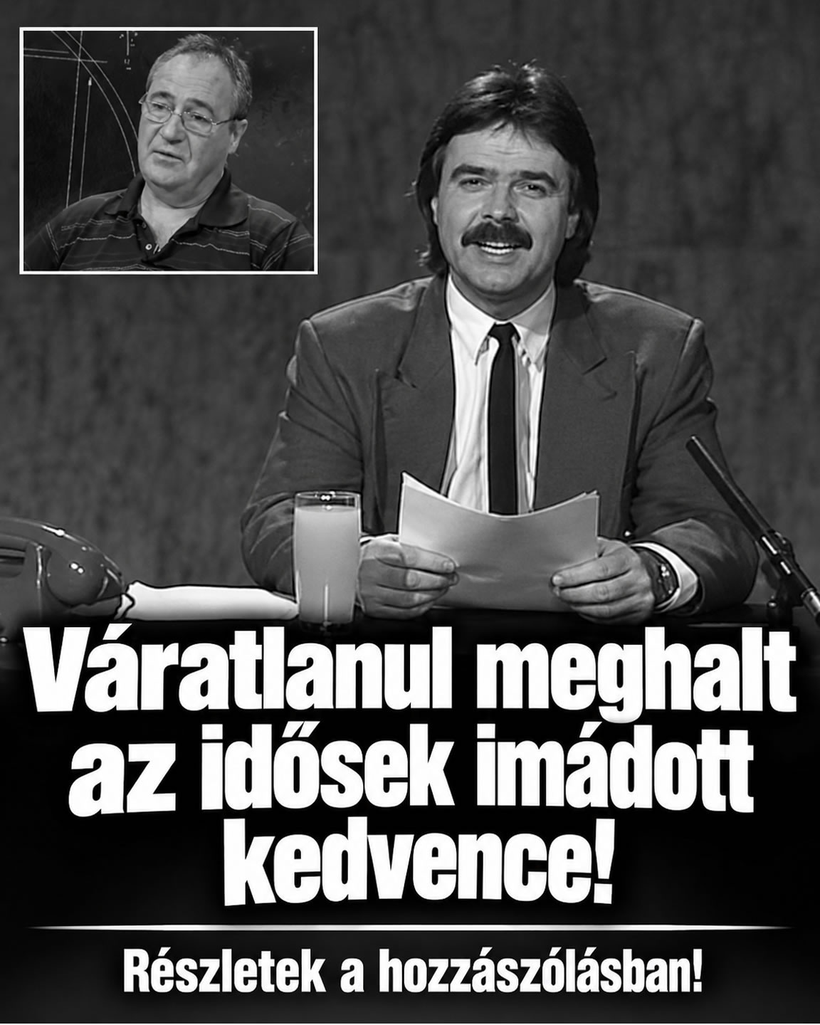Váratlanul meghalt az imádott magyar humorista