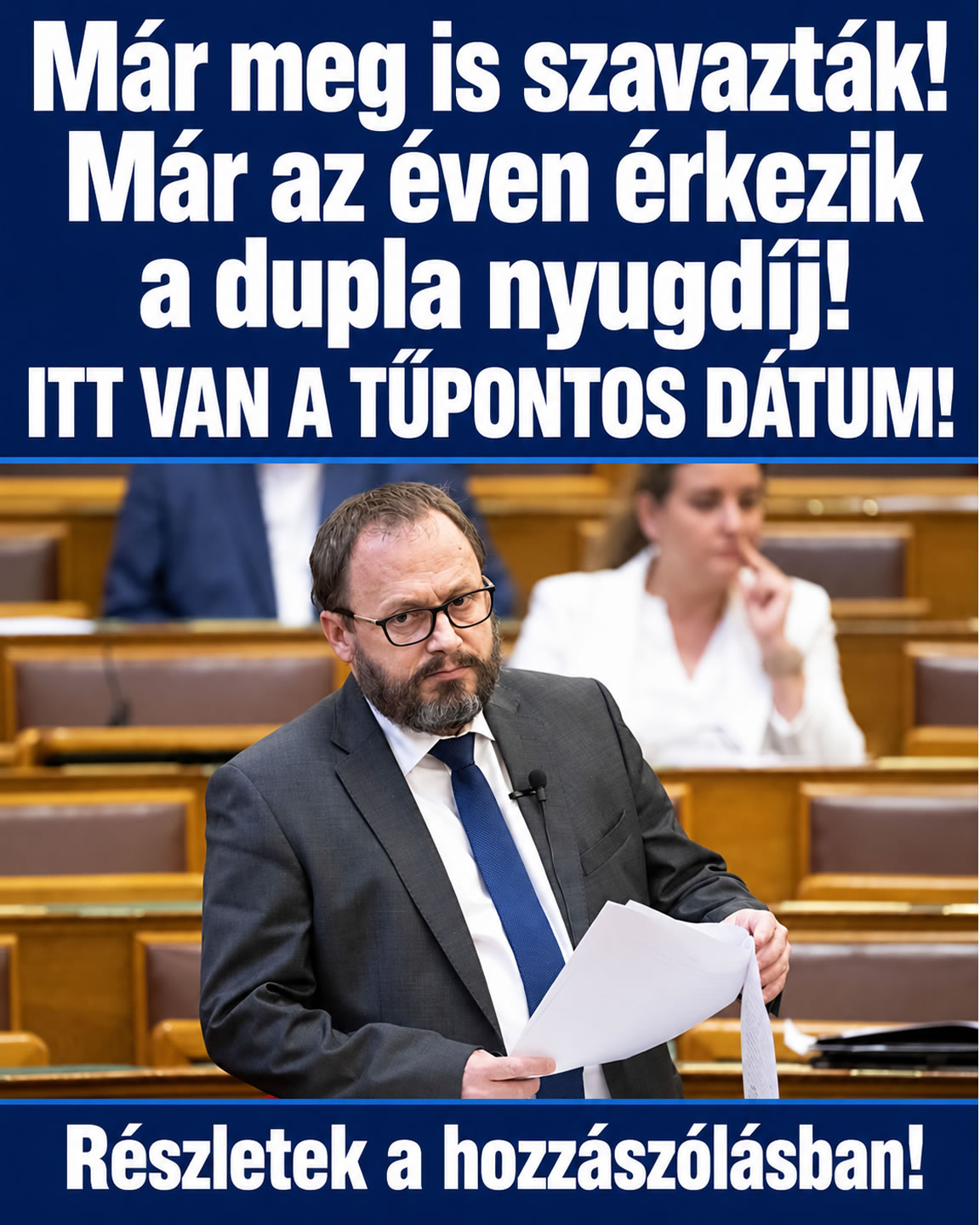 Már az éven érkezik a dupla nyugdíj!