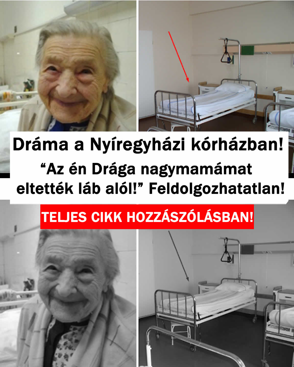 Hatalmas dráma a Nyíregyi kórházban!