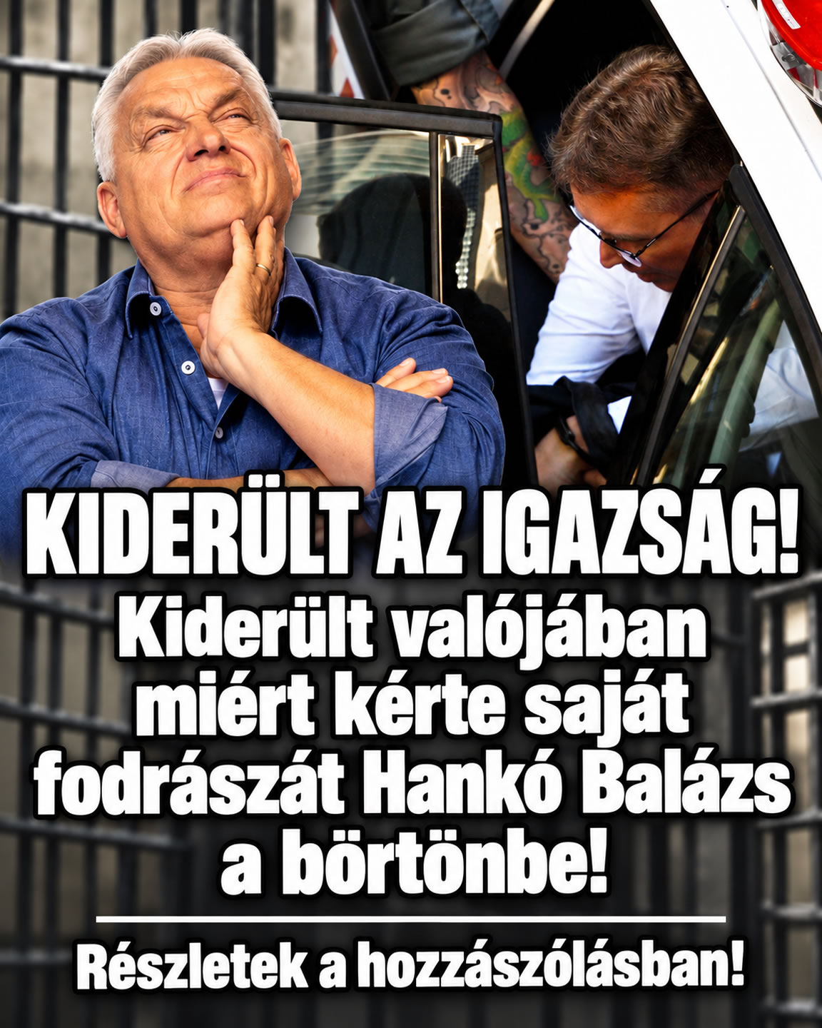 Kiderült miért kérte saját fodrászát Hankó Balázs!