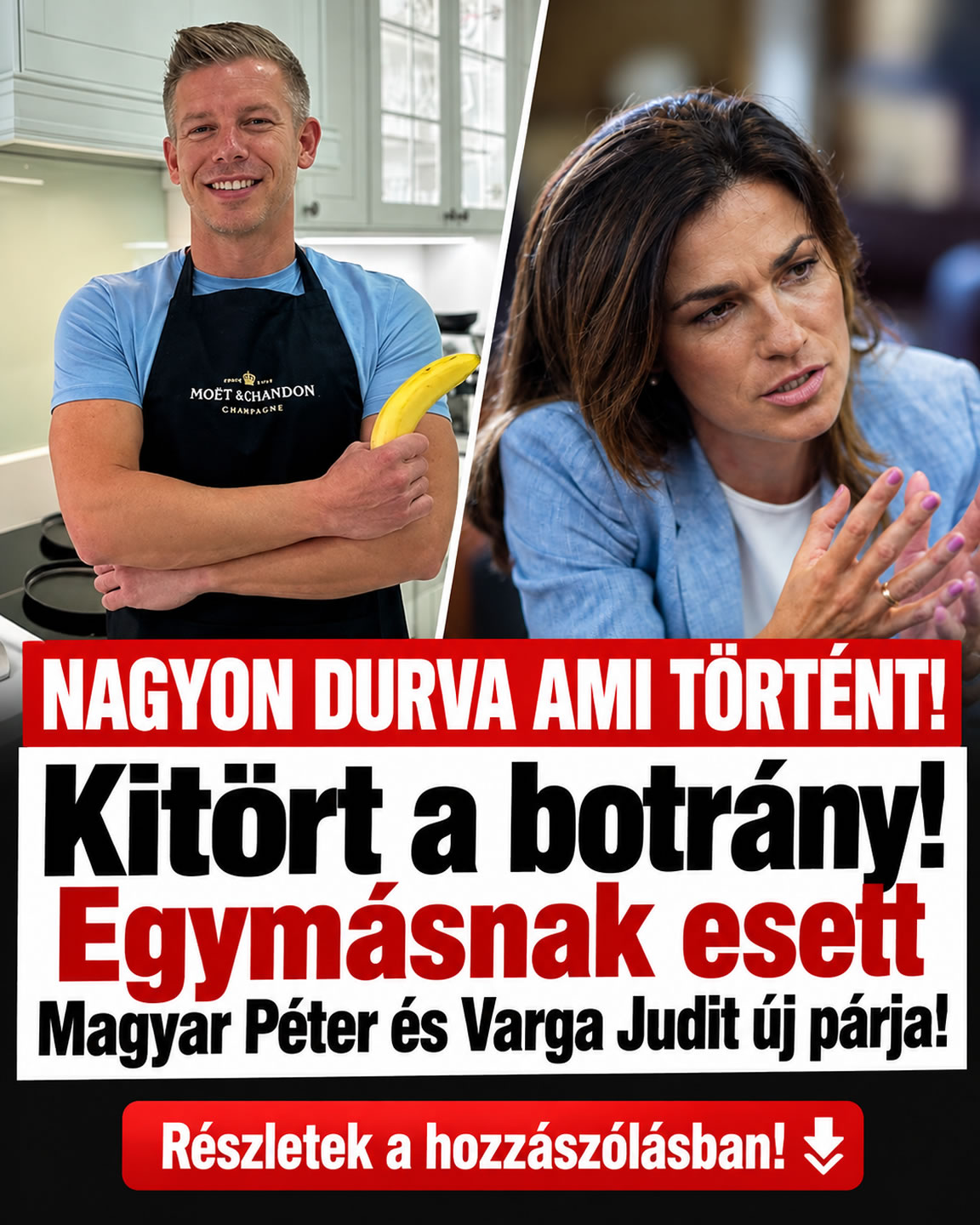 Egymásnak esett Magyar Péter és Varga Judit új párja!