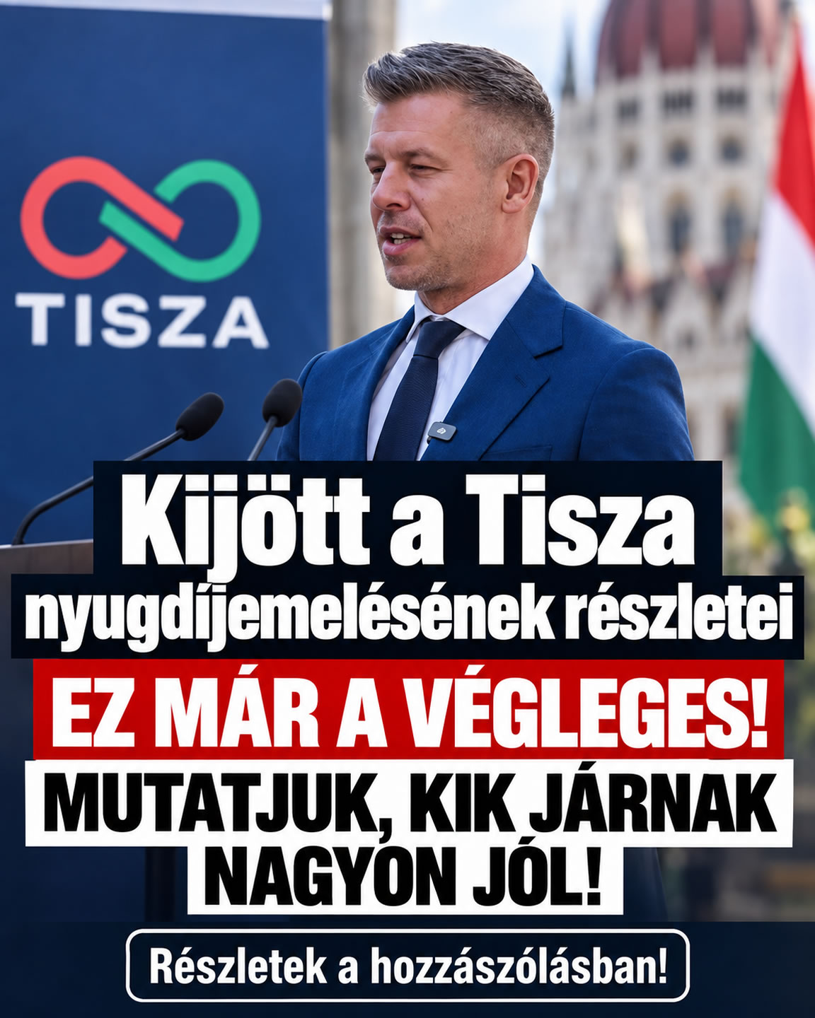 Kijött a Tisza nyugdíjemelésének részletei