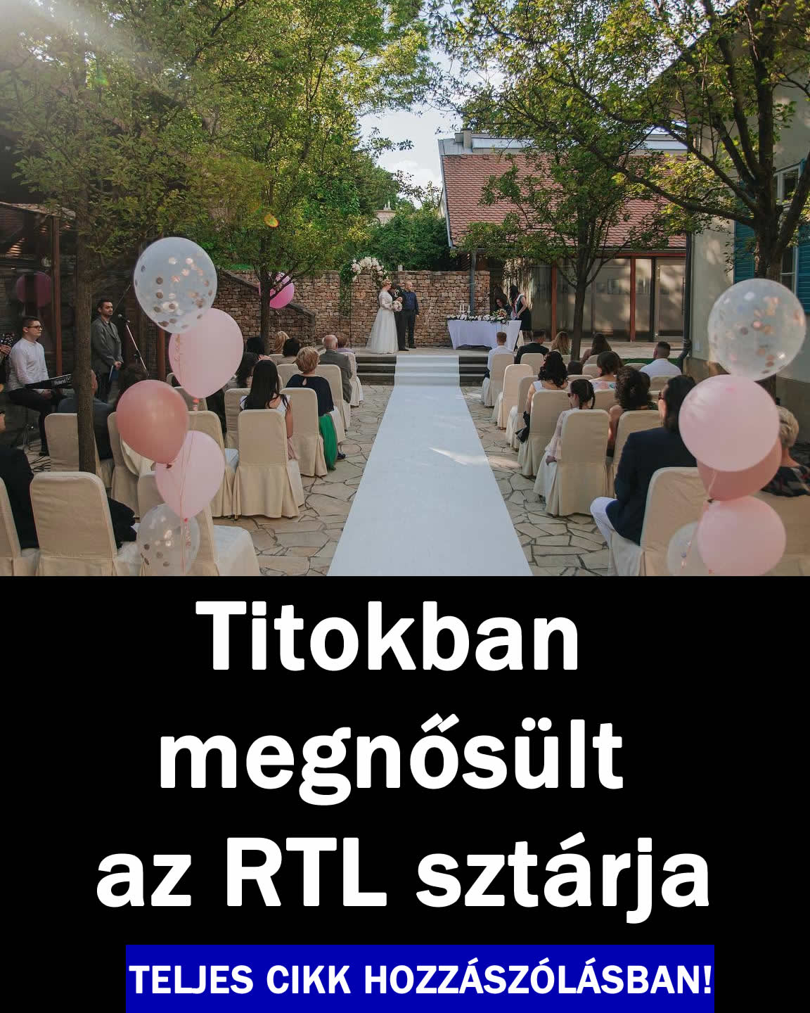 Titokban megnősült az RTL sztárja mindenkit sokkolt